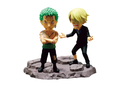 BANPRESTO "World Coletable Figure Log Stories" -ONE PIECE- Roronoa Zoro & Sanji: "Nothing!!! There Was Nothing...!!!"