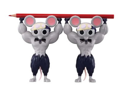 BANPRESTO "FIGLIFE!" -Demon Slayer : Kimetsu no Yaiba- Muscular Mouse