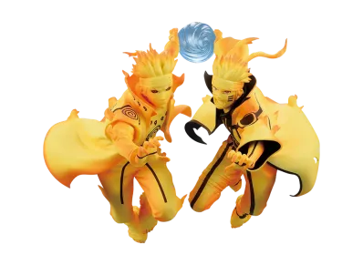 BANPRESTO -NARUTO SHIPPUDEN- Figures: Naruto Uzumaki And Minato Namikaze Gigo Group Store Exclusive