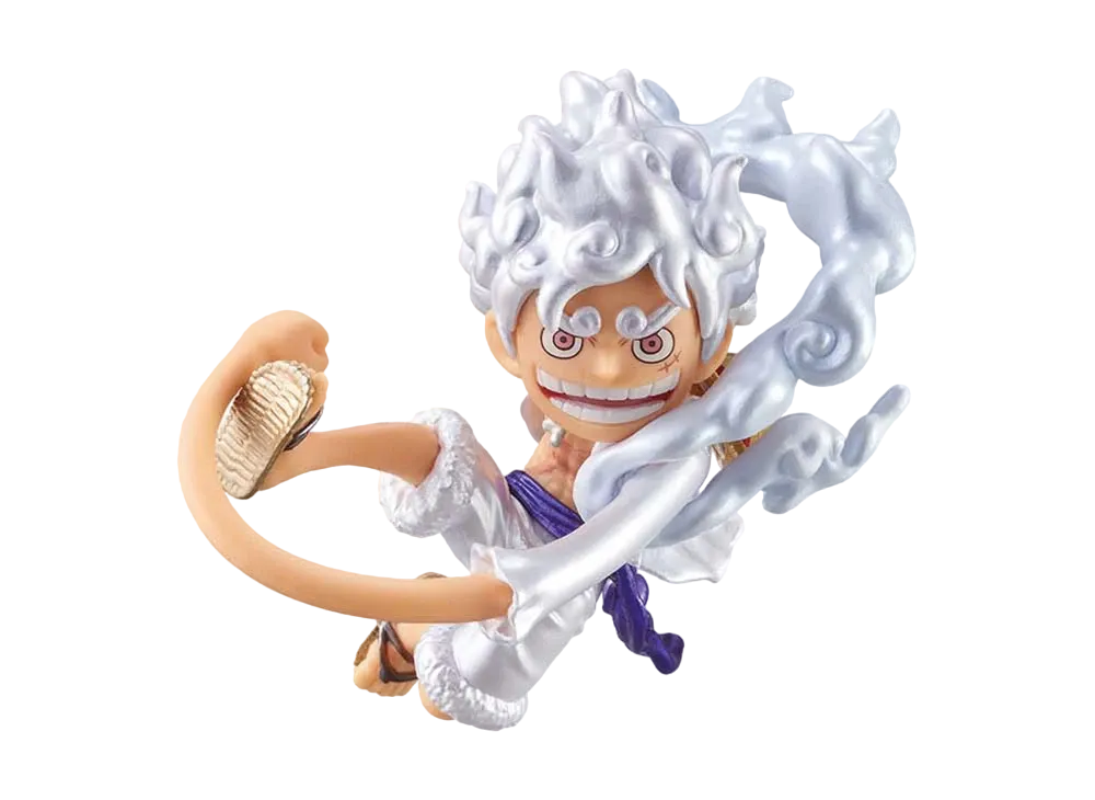 BANPRESTO "World Coletable Figure" -ONE PIECE- -Monkey D. Luffy Gear 5 Special-Metallic Color Ver. 01
