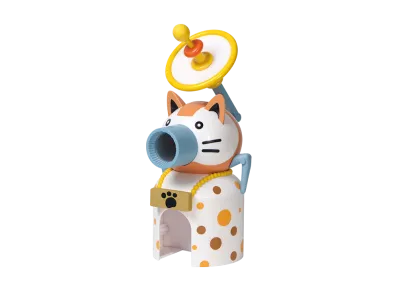 BANPRESTO -The Battle Cats- Glowing Cat Castle