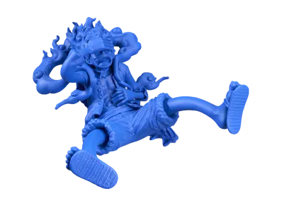 BANPRESTO "KING OF ARTIST" -ONE PIECE- MONKEY.D.LUFFY GEAR5 -ONE PIECE BASE SHOP COLOR ver.-