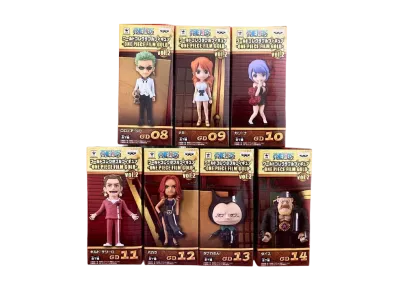 Banpresto One Piece World Collectable Figure -ONE PIECE FILM GOLD- Vol.2 Complete 7 Piece Set