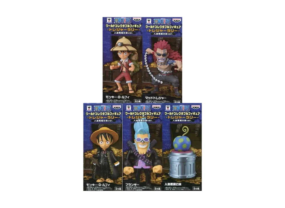 Banpresto One Piece World Collectable Figure -Treasure Rally- Artificial Devil Fruit ver. Complete 5 Piece Set