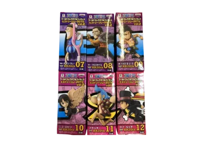 Banpresto One Piece World Collectable Figure -History Relay 20TH- Vol.2 Complete 6 Piece Set