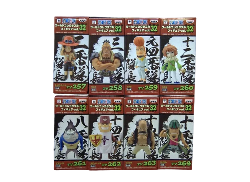 Banpresto One Piece World Collectable Figure Vol.32 Complete 8 Piece Set