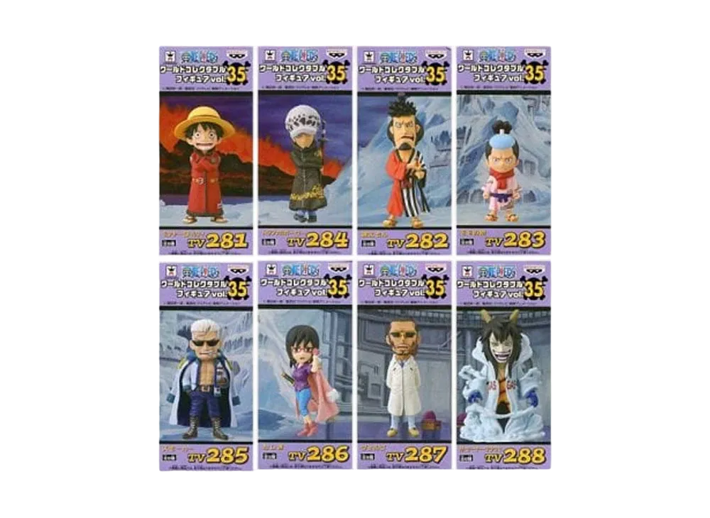 Banpresto One Piece World Collectable Figure Vol.35 Complete 8 Piece Set