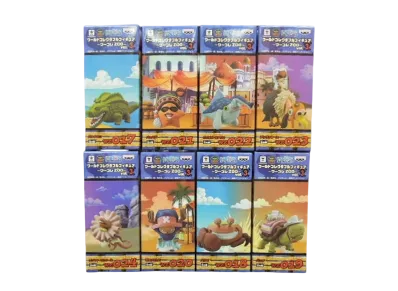 Banpresto One Piece World Collectable Figure ~WCF ZOO~ Vol.3 Complete 8 Piece Set