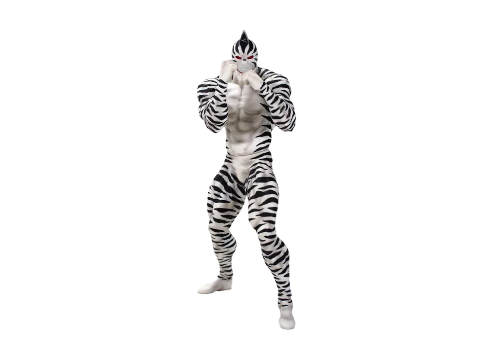 CCP "CCP Muscular Collection" -Kinnikuman Series- CMC No.Ex Kinnikuman Zebra 1.0 Special Color (With Doll Stand)