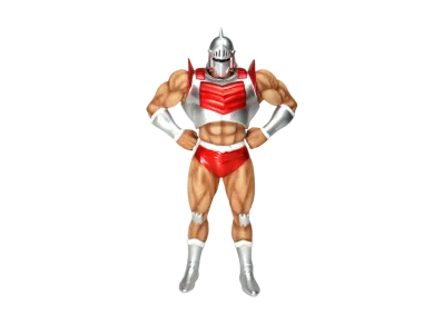 CCP "CCP Muscular Collection" -Kinnikuman Series- CMC No.44 Robin Mask Original Red Pants Metallic Color