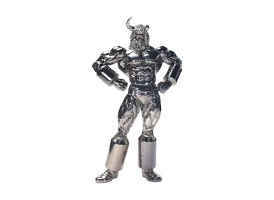 CCP "CCP Muscular Collection" -Kinnikuman Series- CMC Vol.Ex Buffaloman 1.0 Silver Plated Ver.