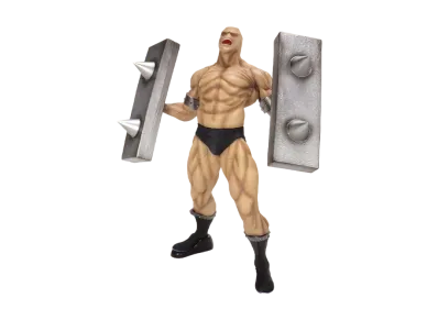 CCP "CCP Muscular Collection" -Kinnikuman Series- CMC No.Ex Junkman Original Color (With Special Stand Parts)
