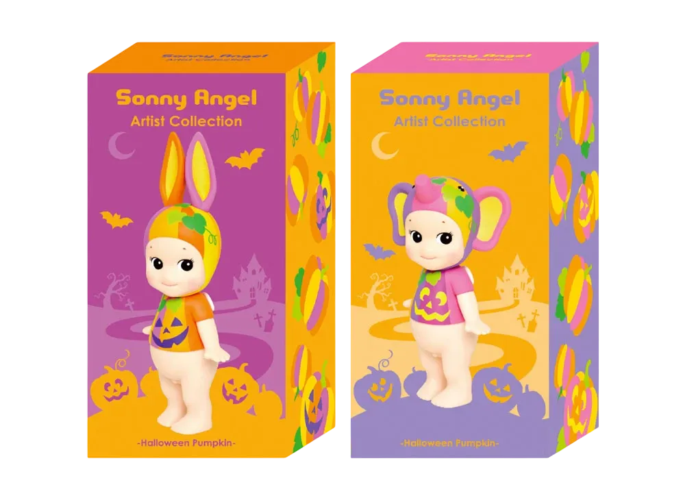 Dreams "Artist Collection" -Sony Angel- Halloween Pumpkin Rabbit & Elephant [Pair]