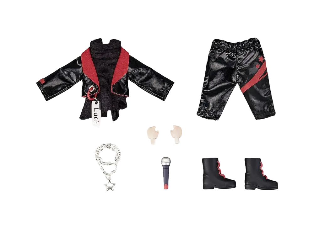 Good Smile Company / Good Smile Arts Shanghai "Nendoroid Doll" -Nendoroid Doll- Outfit Set: Idol Outfit - Boy (Deep Red)