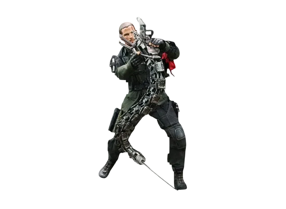 Hot Toys "Movie Masterpiece" -Terminator 4- 1/6 Scale Fully Poseable Figure: John Connor (Versus Hydrobot)