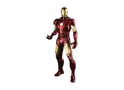 Hot Toys "Movie Masterpiece" -Iron Man 2- 1/6 Scale Fully Poseable Figure: Mark 4