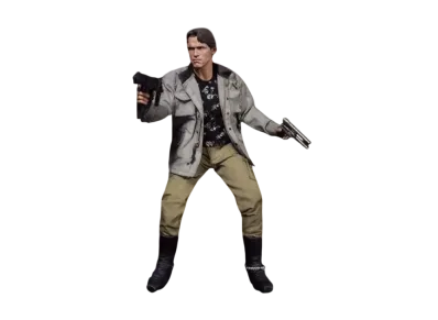 Hot Toys "Movie Masterpiece" -Terminator- 1/6 Scale Fully Poseable Figure: T-800