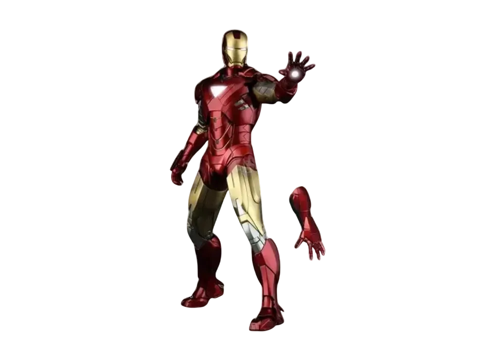 Hot Toys "Movie Masterpiece" -Iron Man 2- 1/6 Scale Fully Poseable Figure: Mark 6 [With Bonus Accessory]