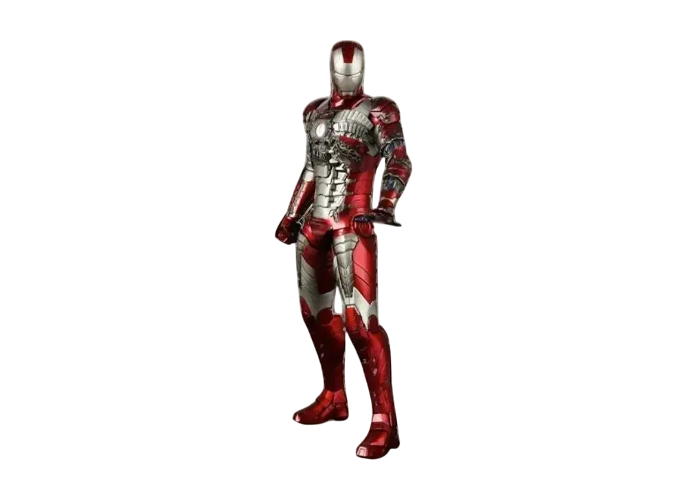 Hot Toys "Movie Masterpiece" -Iron Man 2- 1/6 Scale Fully Poseable Figure: Mark 5
