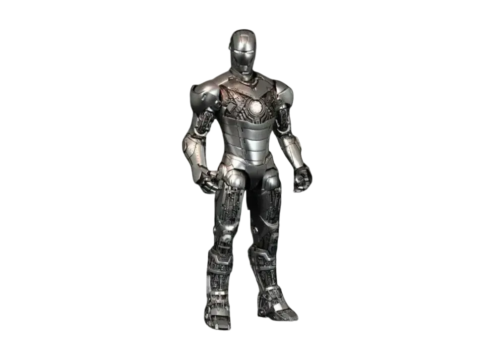 Hot Toys "Movie Masterpiece" -Iron Man 2- 1/6 Scale Fully Poseable Figure: Mark 2 (Armor Unleashed Version)