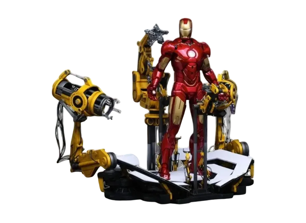 Hot Toys "Movie Masterpiece" -Iron Man 2- 1/6 Scale Fully Poseable Figure: Suit-Up Gantry [With Figure]