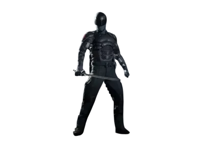 Hot Toys "Movie Masterpiece" -G.I. Joe Retaliation- 1/6 Scale Fully Poseable Figure: Snake Eyes