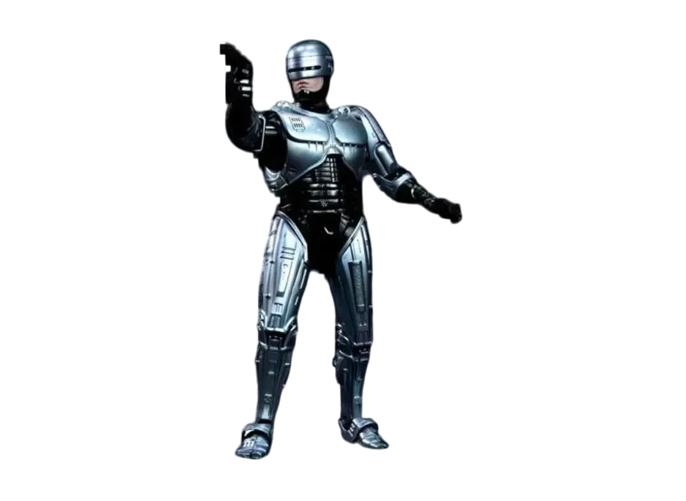 Hot Toys "Movie Masterpiece Diecast" -Robocop- 1/6 Scale Fully Poseable Figure: Robocop