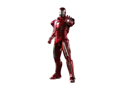 Hot Toys "Movie Masterpiece" -Iron Man 3- 1/6 Scale Fully Poseable Figure: Mark 33 Silver Centurion