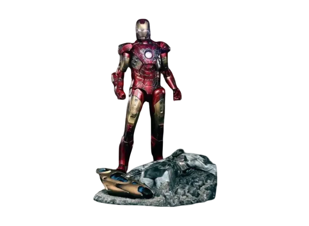 Hot Toys "Movie Masterpiece" -The Avengers- 1/6 Scale Fully Poseable Figure: Mark 7 (Battle Damaged Version)