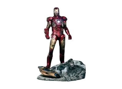 Hot Toys "Movie Masterpiece" -The Avengers- 1/6 Scale Fully Poseable Figure: Mark 7 (Battle Damaged Version)