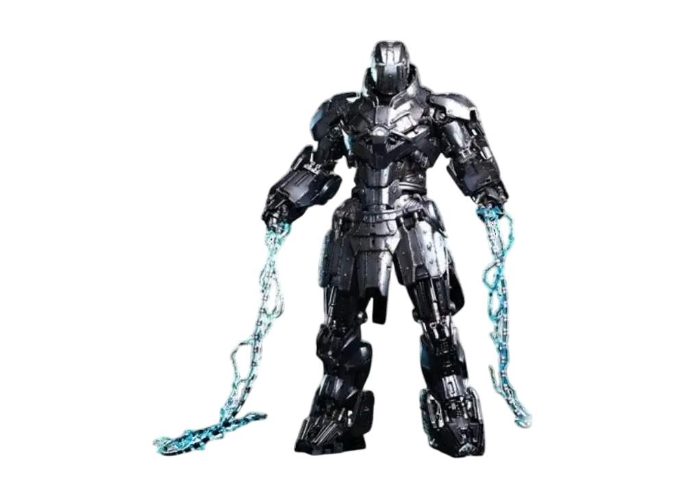 Hot Toys "Movie Masterpiece Diecast" -Iron Man 2- 1/6 Scale Fully Poseable Figure: Whiplash Mark 2
