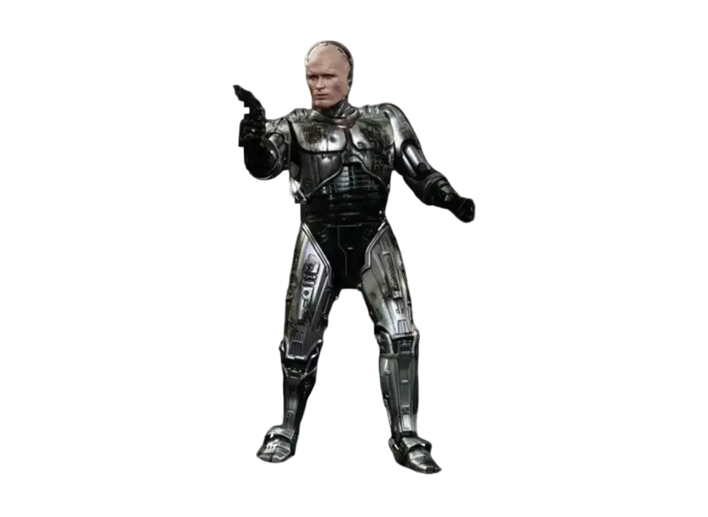 Hot Toys "Movie Masterpiece" -Robocop- 1/6 Scale Fully Poseable Figure: Robocop (Battle Damaged Version)