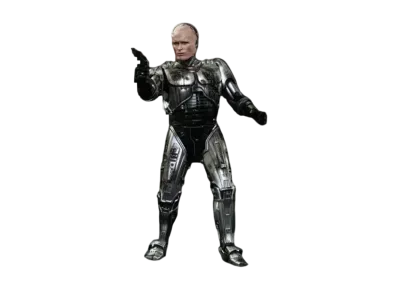 Hot Toys "Movie Masterpiece" -Robocop- 1/6 Scale Fully Poseable Figure: Robocop (Battle Damaged Version)