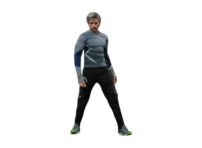 Hot Toys "Movie Masterpiece" -Avengers Age of Ultron- 1/6 Scale Fully Poseable Figure: Quicksilver
