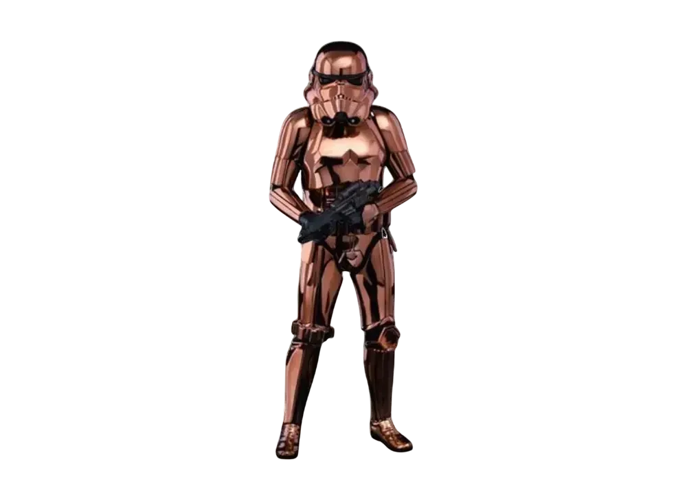 Hot Toys "Movie Masterpiece" -Star Wars- 1/6 Scale Fully Poseable Figure: Stormtrooper (Copper Chrome Version)