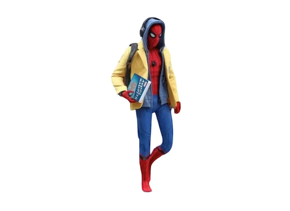 Hot Toys "Movie Masterpiece" -Spider-Man Homecoming- 1/6 Scale Fully Poseable Figure: Spider-Man [With Bonus Accessories]