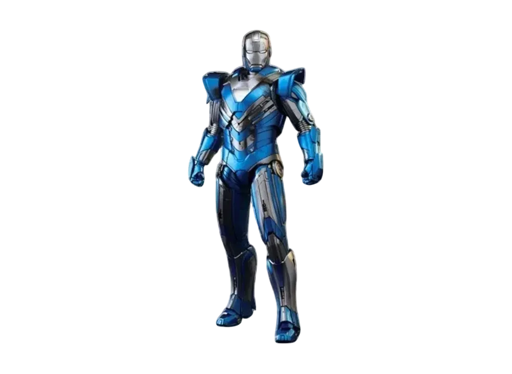 Hot Toys "Movie Masterpiece" -Iron Man 3- 1/6 Scale Fully Poseable Figure: Mark 30 Blue Steel