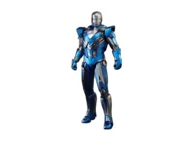 Hot Toys "Movie Masterpiece" -Iron Man 3- 1/6 Scale Fully Poseable Figure: Mark 30 Blue Steel