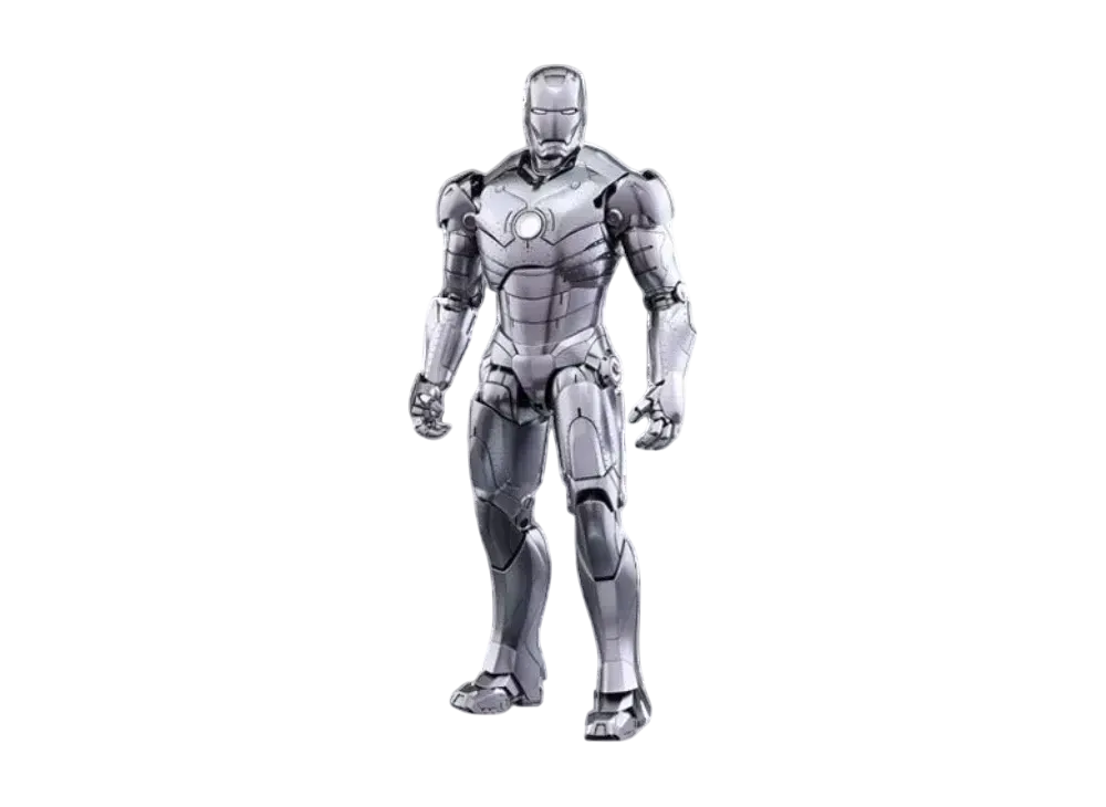 Hot Toys "Movie Masterpiece Diecast" -Iron Man- 1/6 Scale Fully Poseable Figure: Mark 2