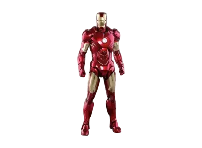 Hot Toys "Movie Masterpiece Diecast" -Iron Man 2- 1/6 Scale Fully Poseable Figure: Mark 4