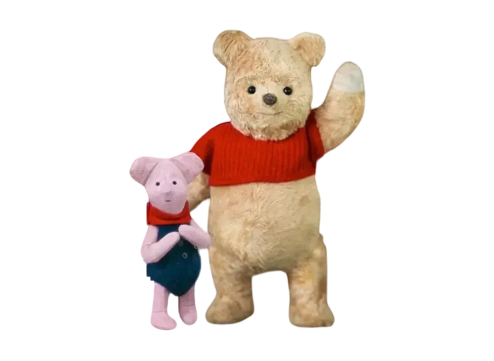 Hot Toys "Movie Masterpiece" -Christopher Robin Winnie the Pooh- Pooh & Piglet Set (Set Of 2)