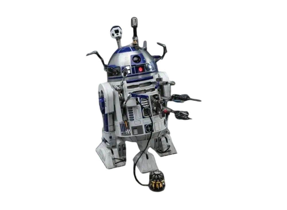 Hot Toys "Movie Masterpiece" -Star Wars- 1/6 Scale Fully Poseable Figure: R2-D2 (Deluxe Version)