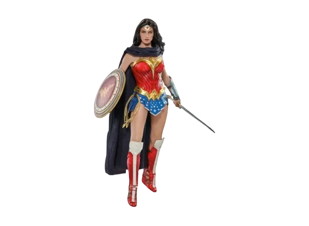 Hot Toys "Movie Masterpiece" -Justice League- 1/6 Scale Fully Poseable Figure: Wonder Woman (Comic Color Costume Version)
