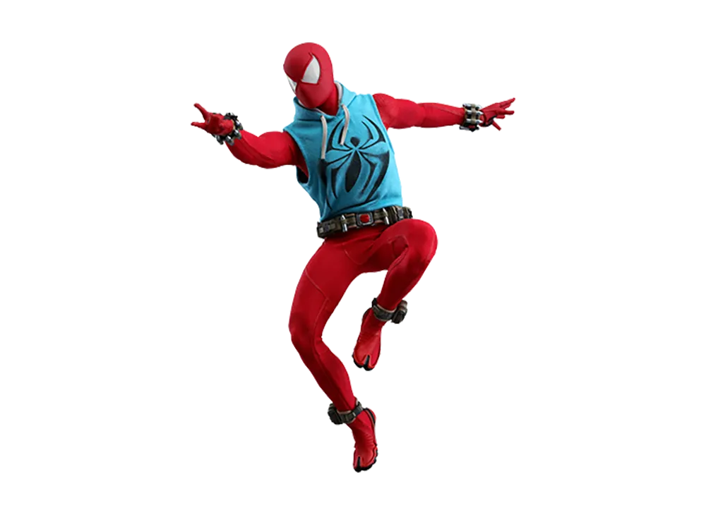 Hot Toys "Video Game Masterpiece" -Marvel's Spider-Man- 1/6 Scale Fully Poseable Figure: Spider-Man (Scarlet Spider Version)
