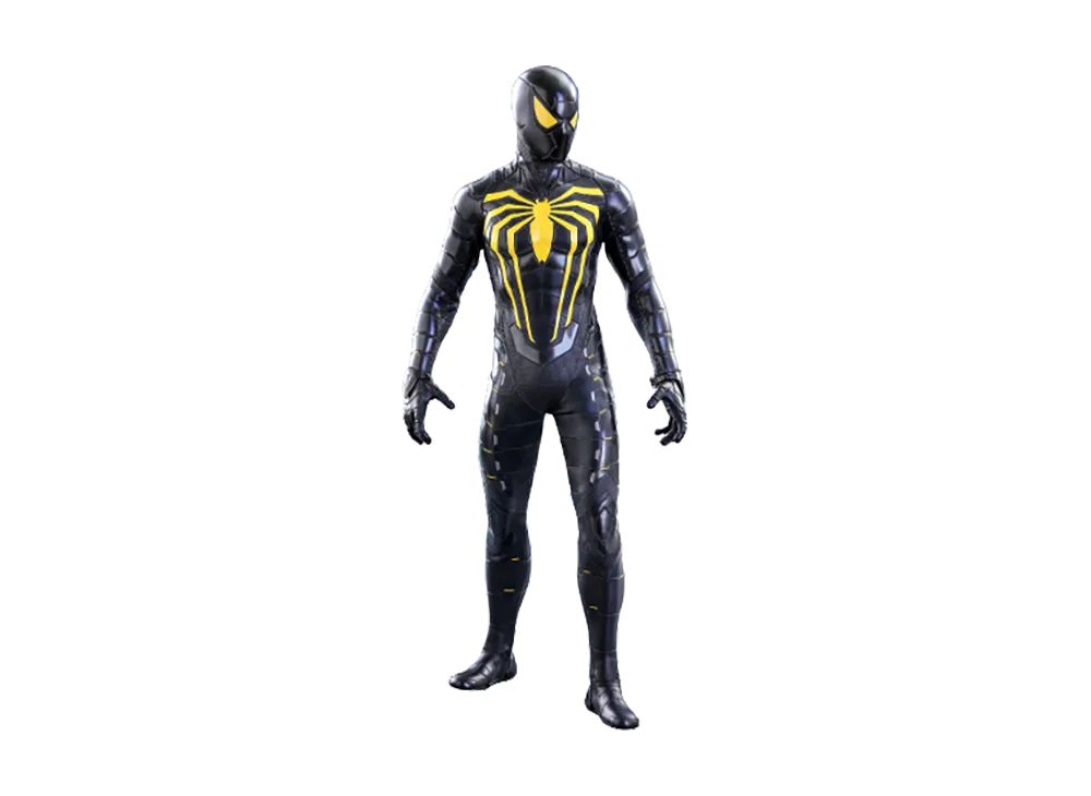 Hot Toys "Video Game Masterpiece" -Marvel's Spider-Man- 1/6 Scale Fully Poseable Figure: Spider-Man (Anti-Ock Suit Version)