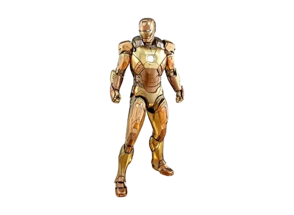 Hot Toys "Movie Masterpiece Diecast" -Iron Man 3- 1/6 Scale Fully Poseable Figure: Mark 21 Midas