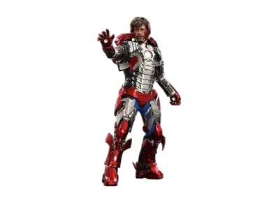 Hot Toys "Movie Masterpiece" -Iron Man 2- 1/6 Scale Fully Poseable Figure: Tony Stark (Mark V Suit Up Version)