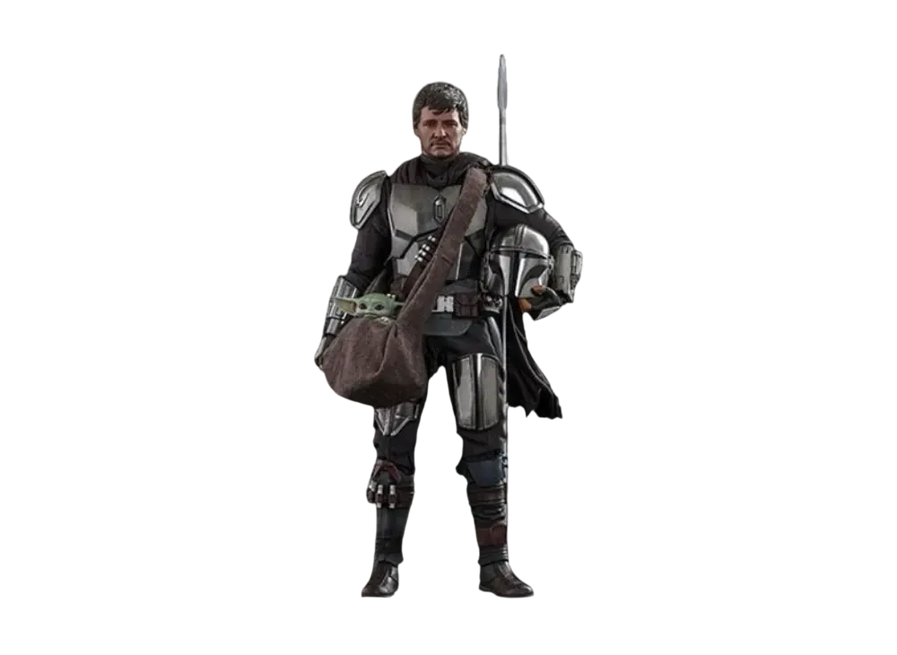 Hot Toys "Television Masterpiece" -The Mandalorian- 1/6 Scale Fully Poseable Figure: The Mandalorian & Grogu Set