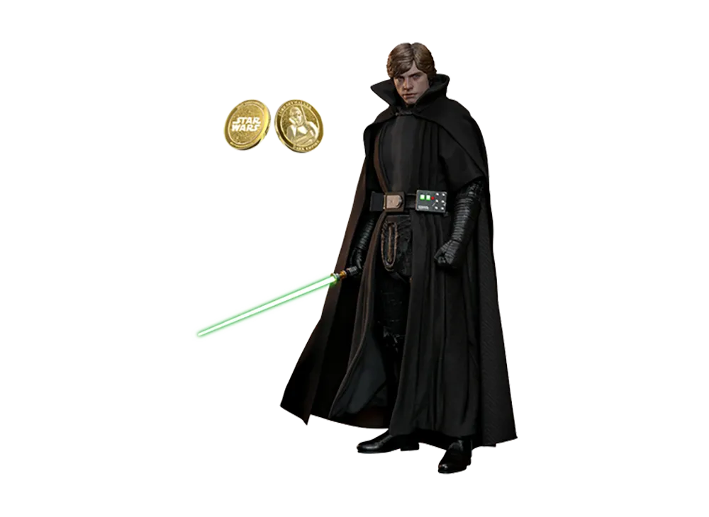 Hot Toys "Comic Masterpiece" -Star Wars- 1/6 Scale Fully Poseable Figure: Luke Skywalker (Dark Empire) [With Bonus Accessory]
