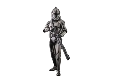 Hot Toys "Movie Masterpiece" -Star Wars- 1/6 Scale Fully Poseable Figure: Clone Trooper (Chrome Version)
